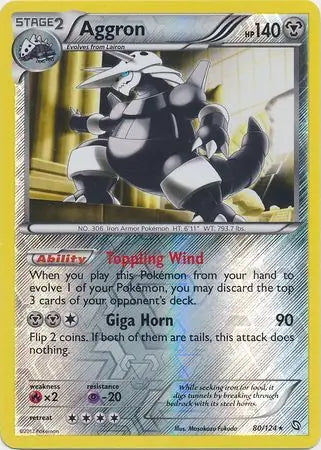 Dragons Exalted Aggron #80/124 reverse holo